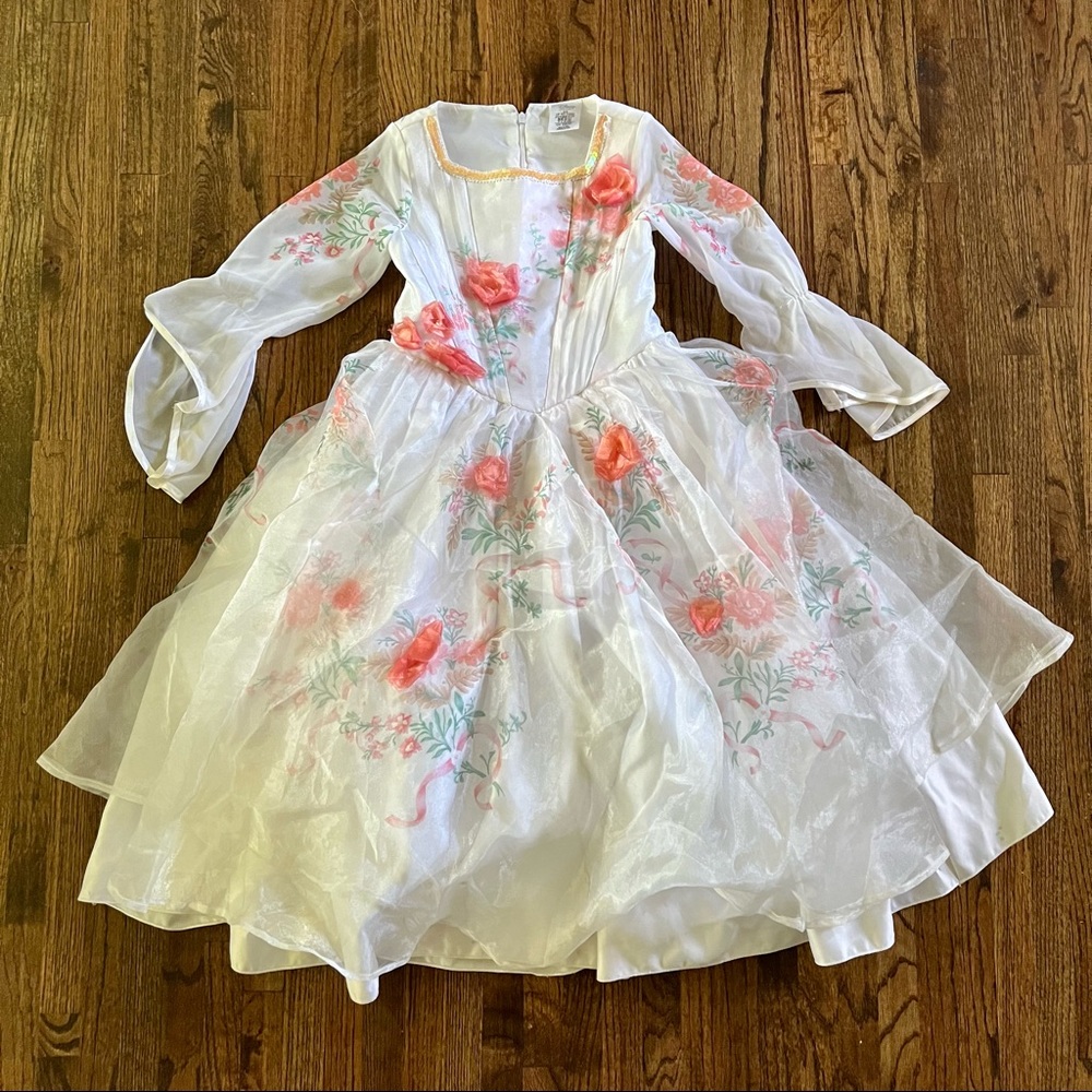 Disney Princess Belle Wedding Costume Dress - Size 5/6 - NWOT